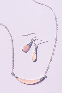 Blush of Love Necklace/Earring Set