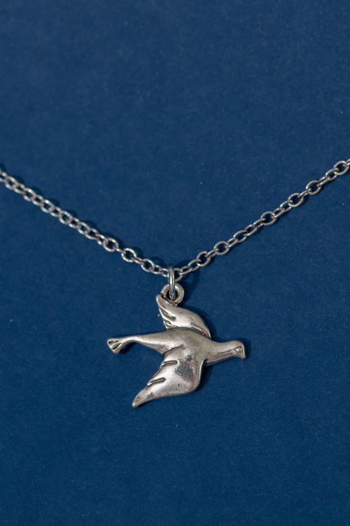 Type 2 Dove Necklace - Silver