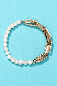 Chains & Pearls Bracelet