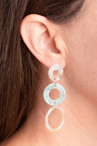 Type 1 Bubbles of Blue Earrings
