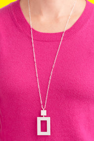 Structured Free Time Necklace