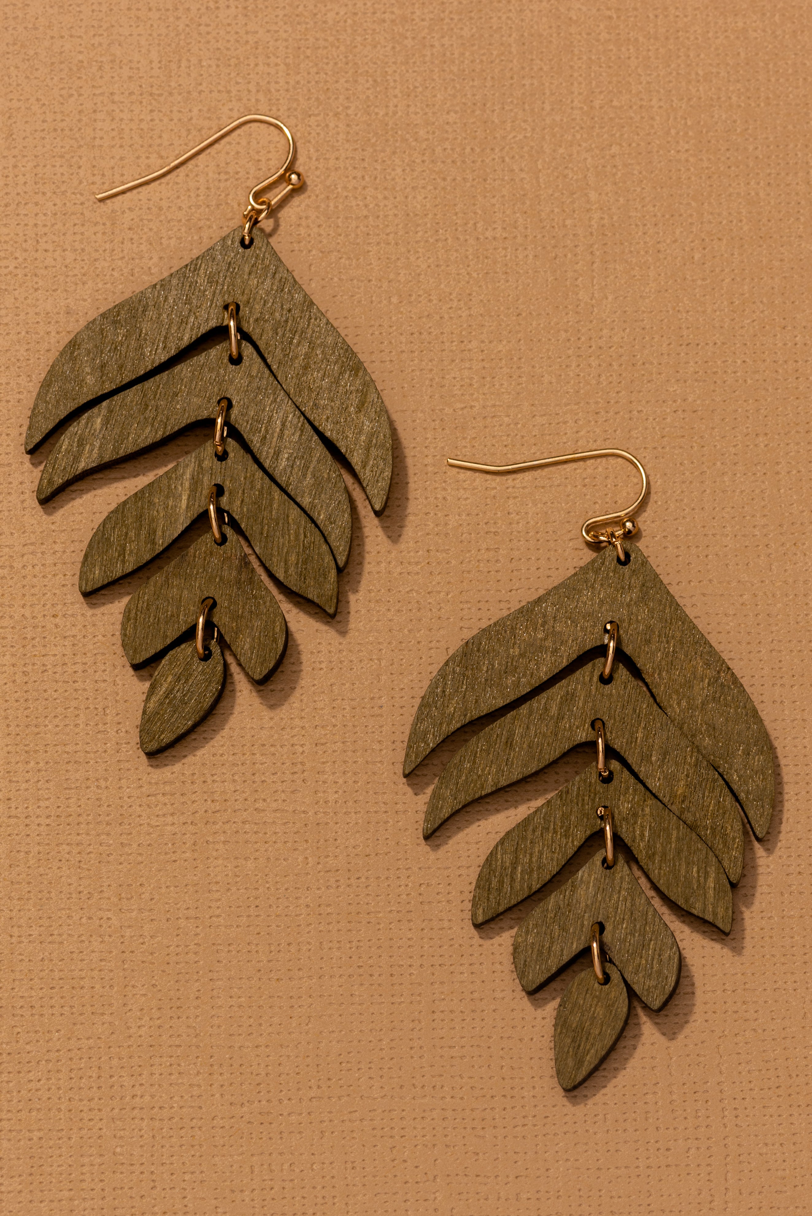 Type 3 Olive Wood Earrings