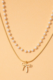 Lux Bow Necklace