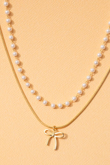 Luxe Bow Necklace