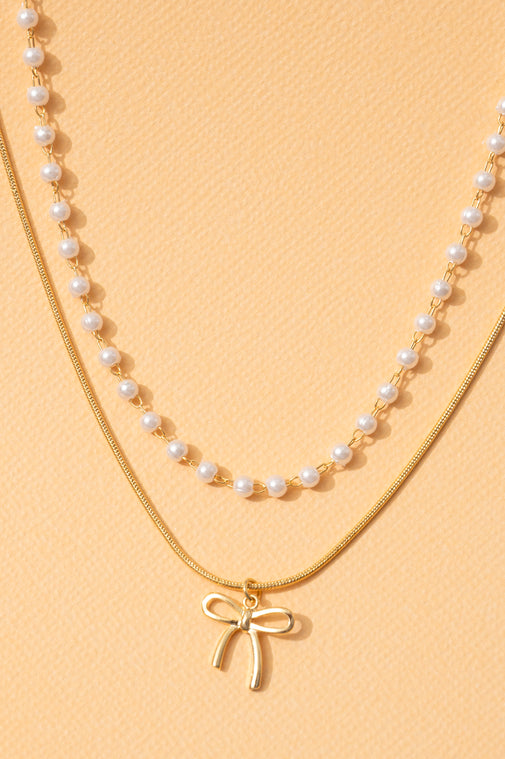 Luxe Bow Necklace