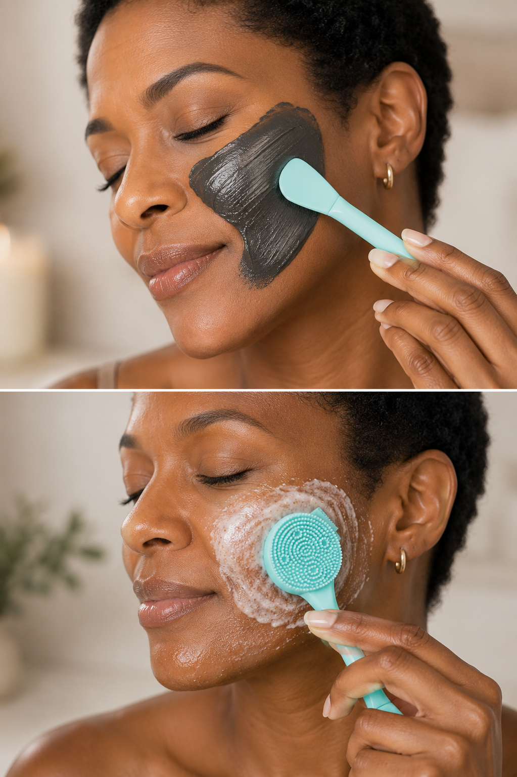 Duo Mask Applicator & Cleansing Brush