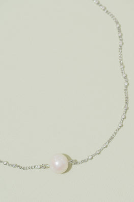 Moonlit Pearl Necklace
