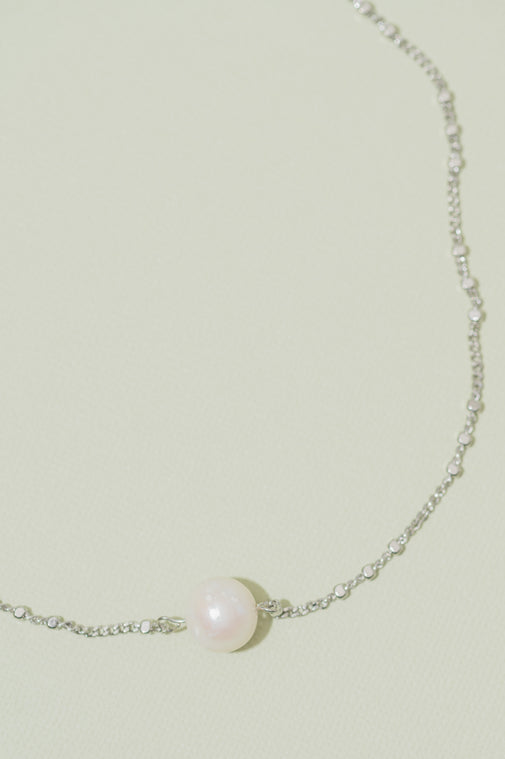 Moonlit Pearl Necklace