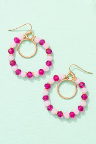 Raspberry Creams Earrings