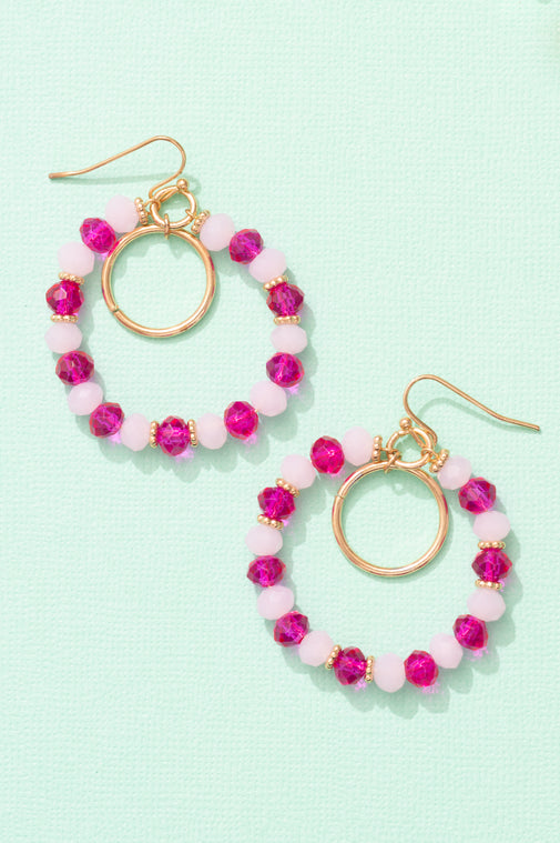 Raspberry Creams Earrings