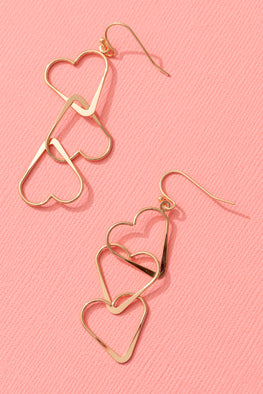 With Happy Hearts Earrings