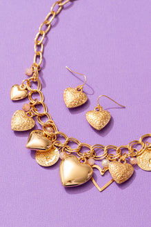 Treasures of the Heart Necklace/Earring Set