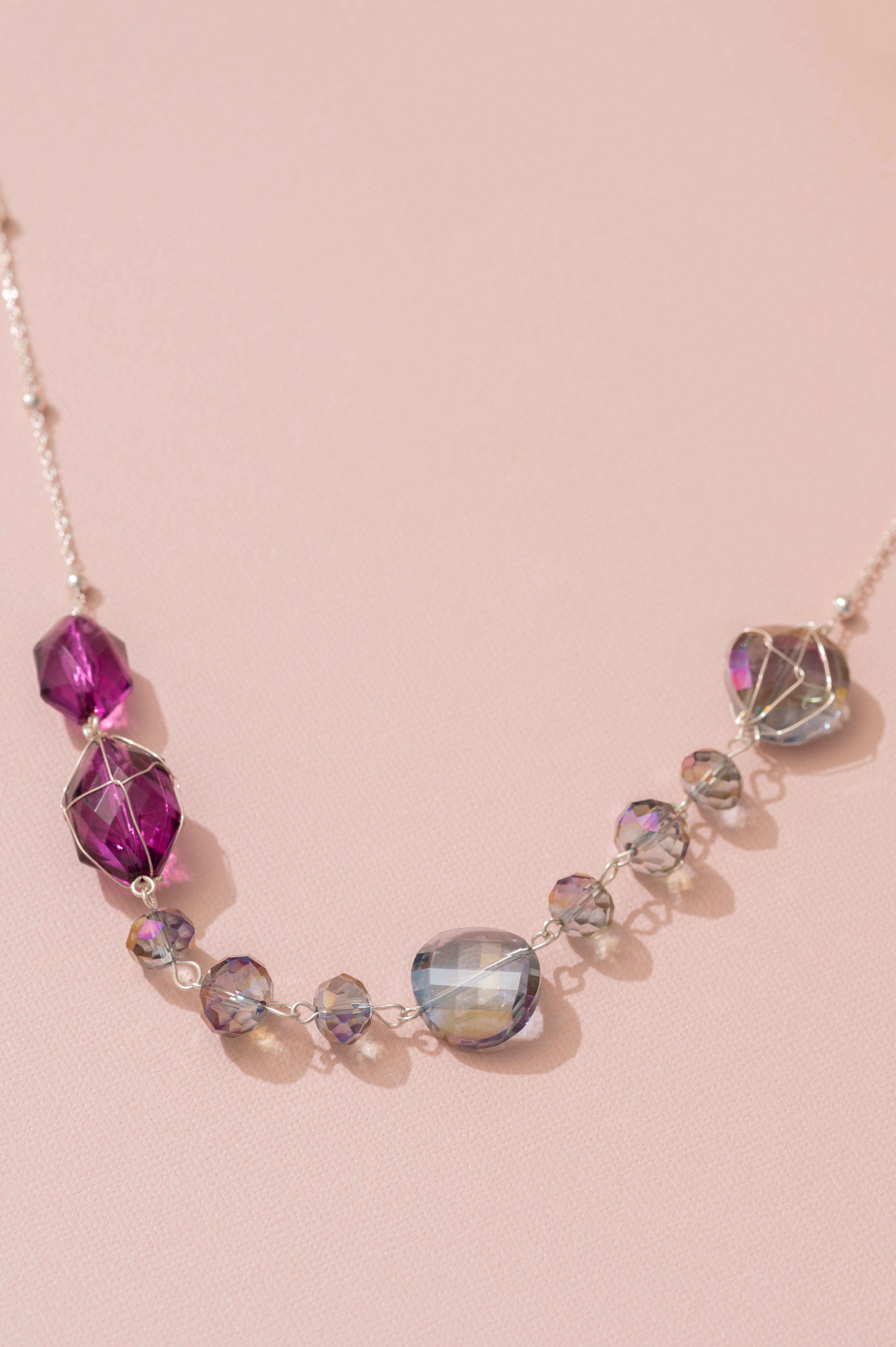 Amethyst and Azure Necklace