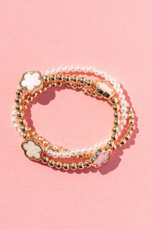 Pearls & Posies Bracelet