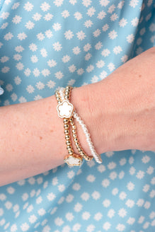 Pearls & Posies Bracelet