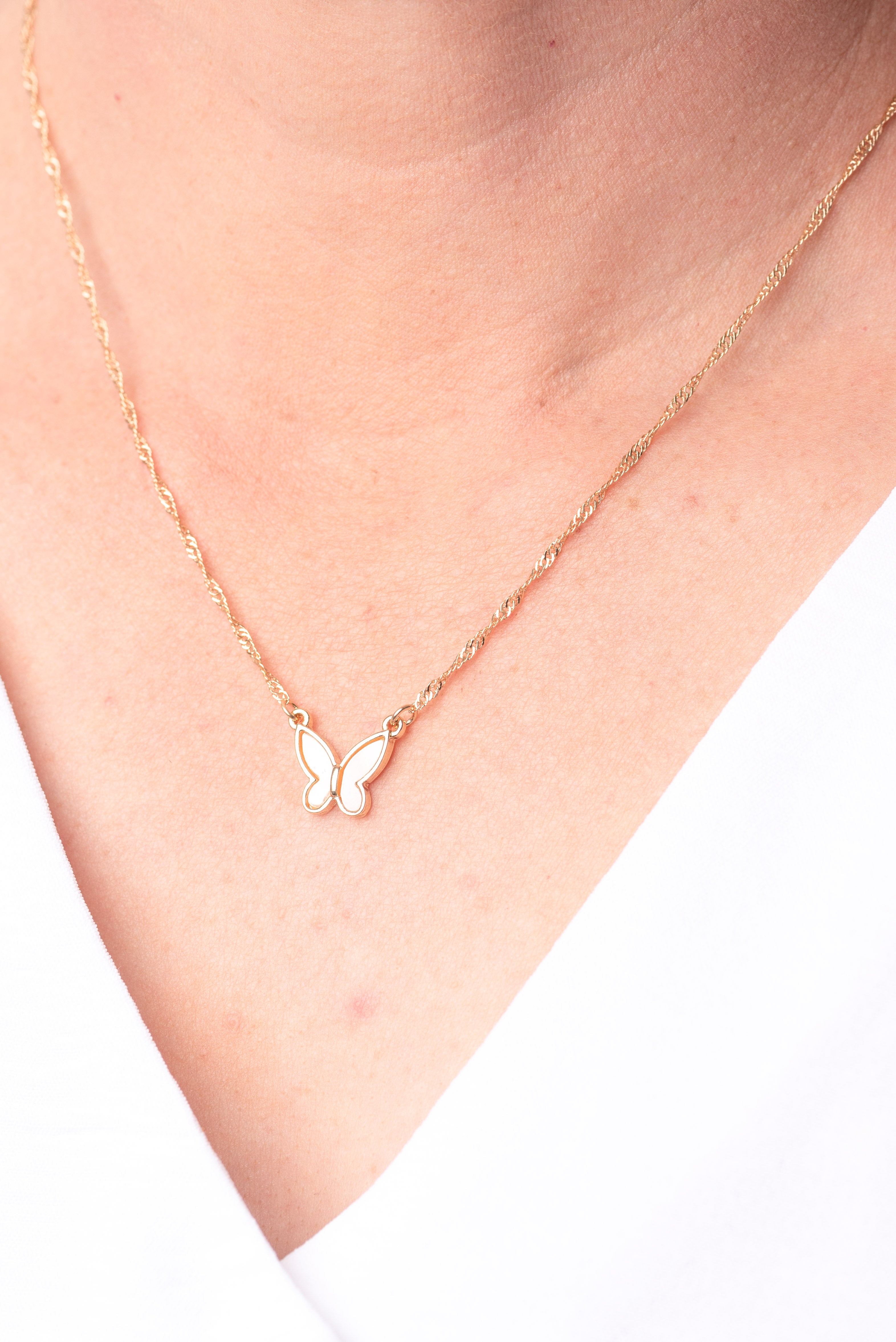 Fancy Fluttering Necklace