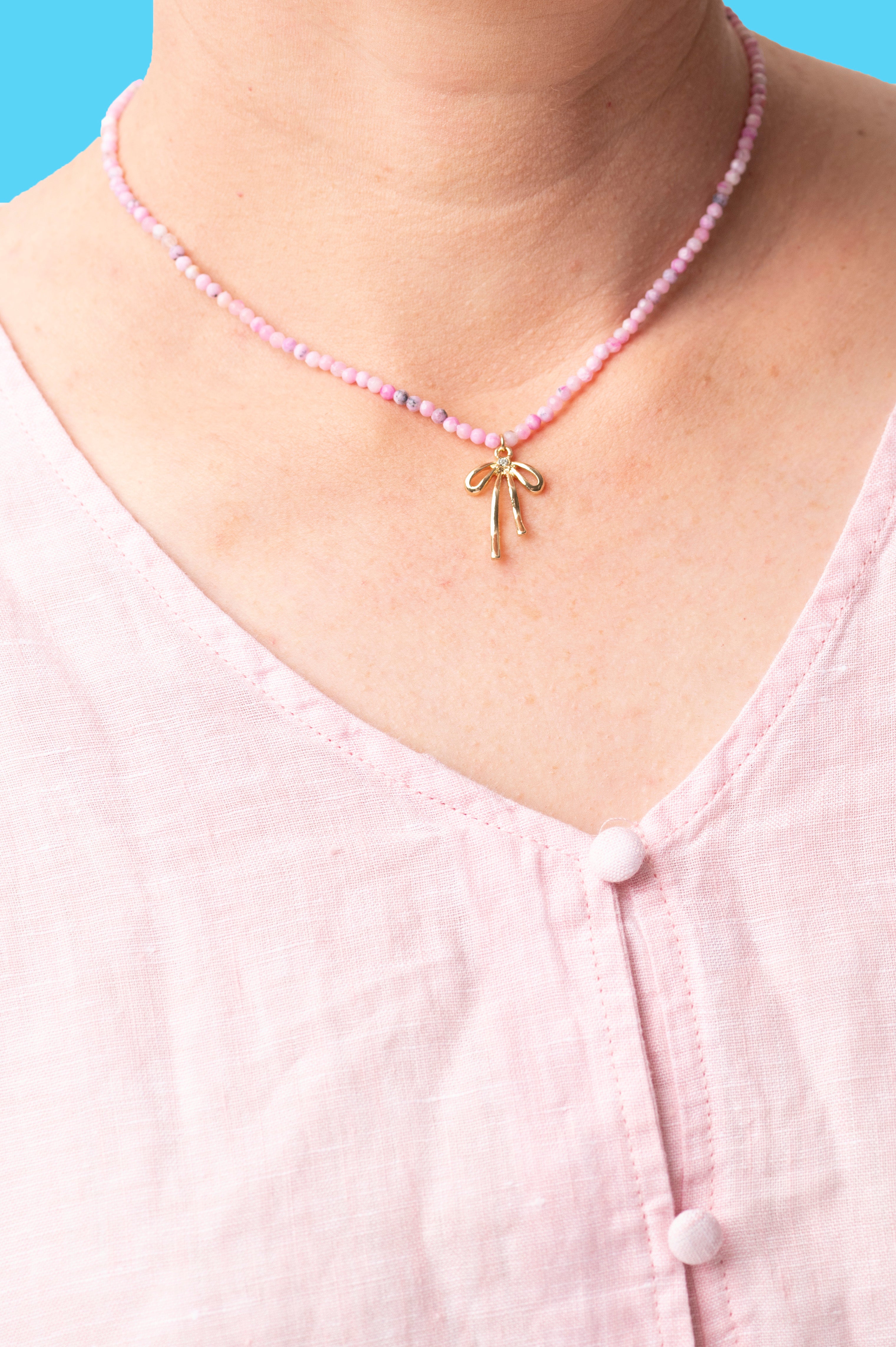 Roses & Violets Necklace