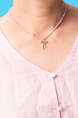 Roses & Violets Necklace