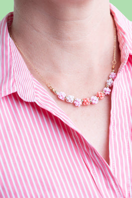 Coral Blossom Necklace