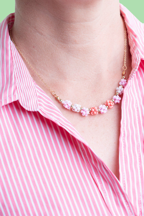 Coral Blossom Necklace