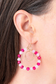 Raspberry Creams Earrings