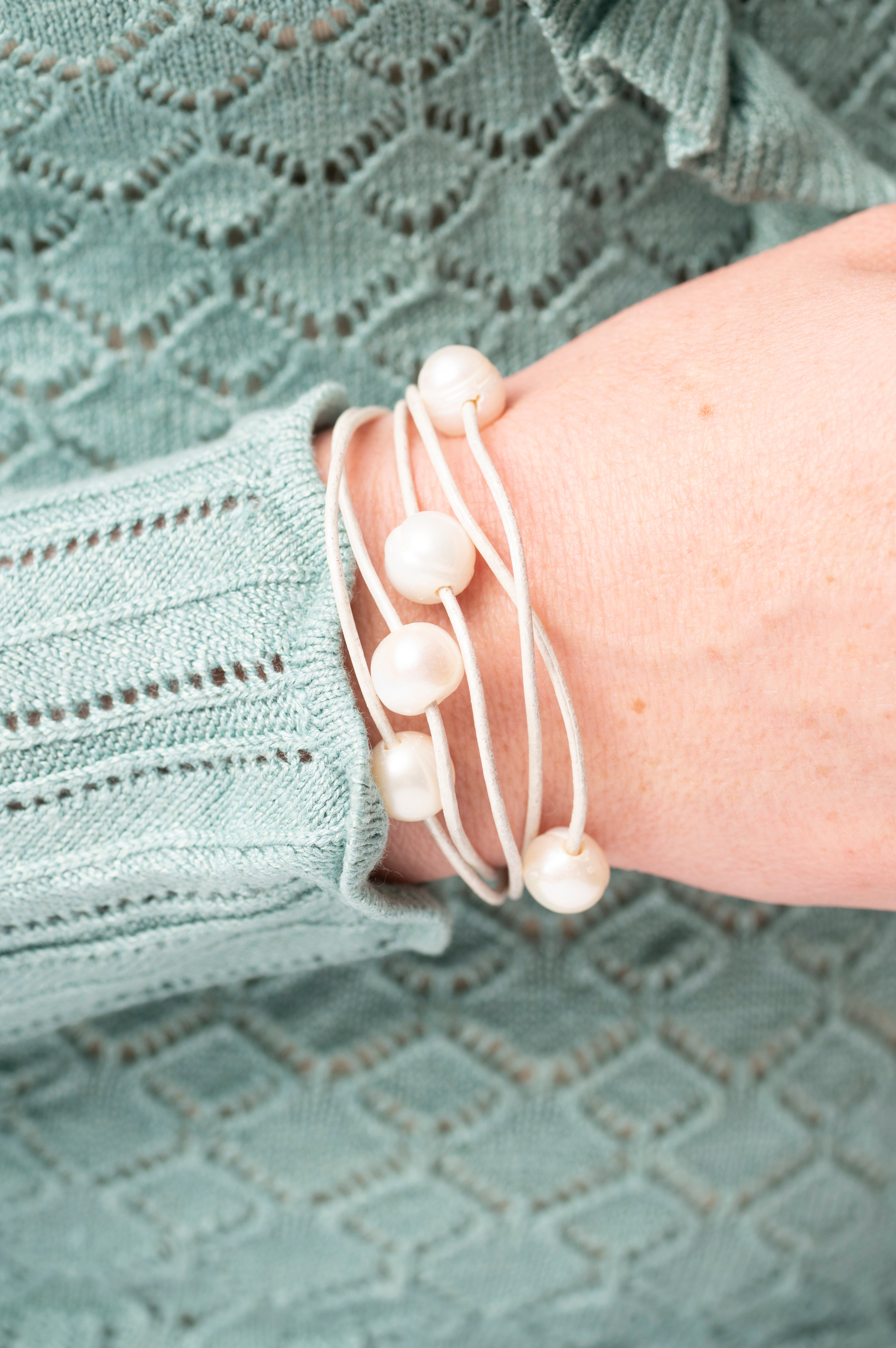Wrapped in Pearls Bracelet