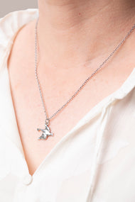 Type 2 Dove Necklace - Silver