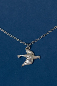 Type 2 Dove Necklace - Silver