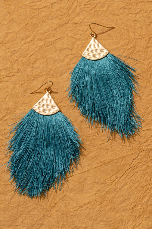 Blue Flame Earrings