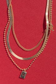 Ruby Sunrise Necklace
