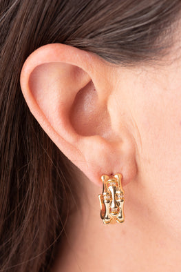 Bambo Gold Earrings