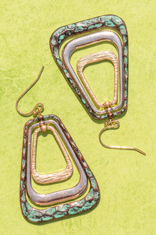 Type 3 Times Three Earrings