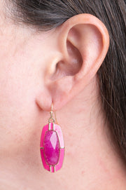 Pink Spark Earrings