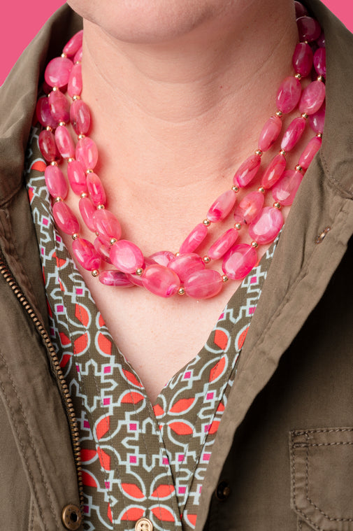 Raspberry Revival Necklace