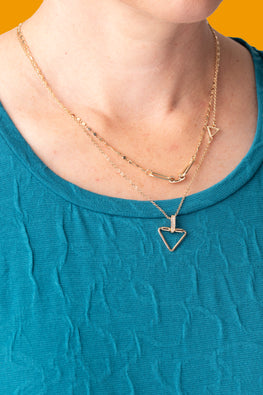 Tri Corner Necklace