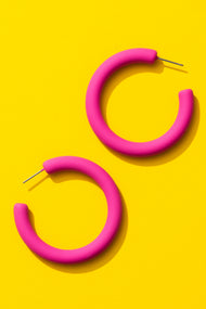 Mega Magenta Earrings