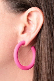 Mega Magenta Earrings