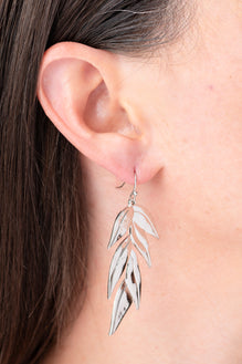 Silver Willow Earrings