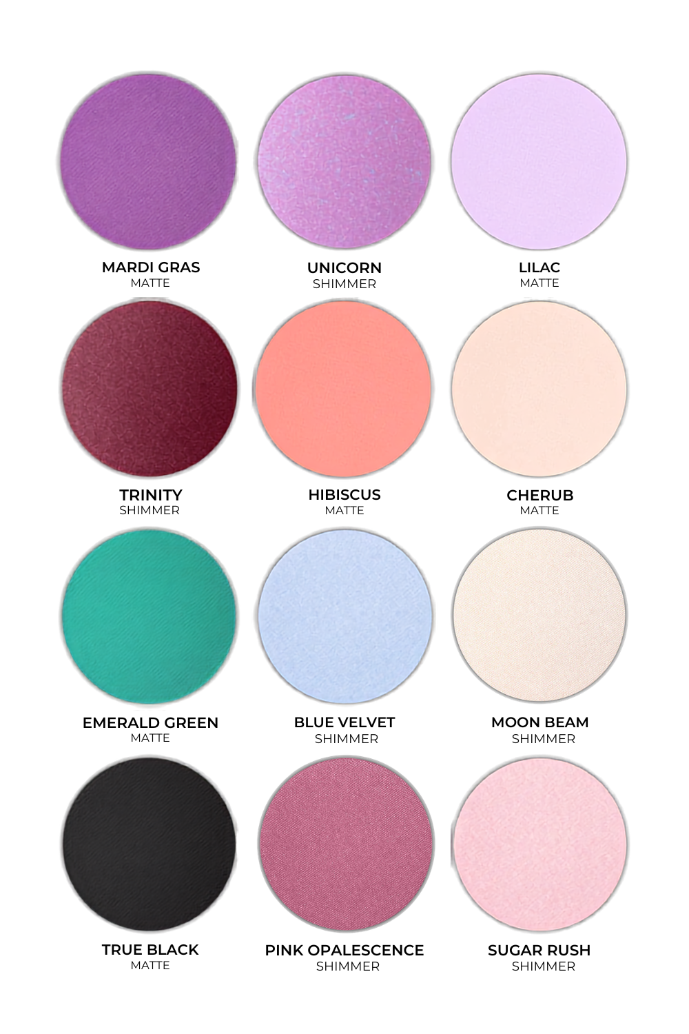 Type 4 Twelve Shadow Palette