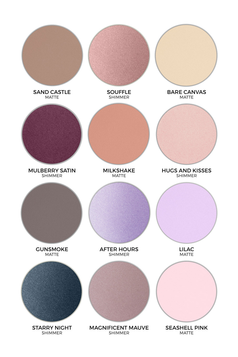 Type 2 Twelve Shadow Palette