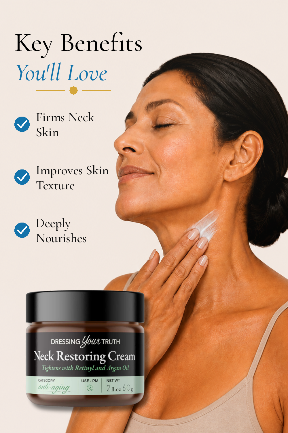 Neck Restoring Cream Key Benefits