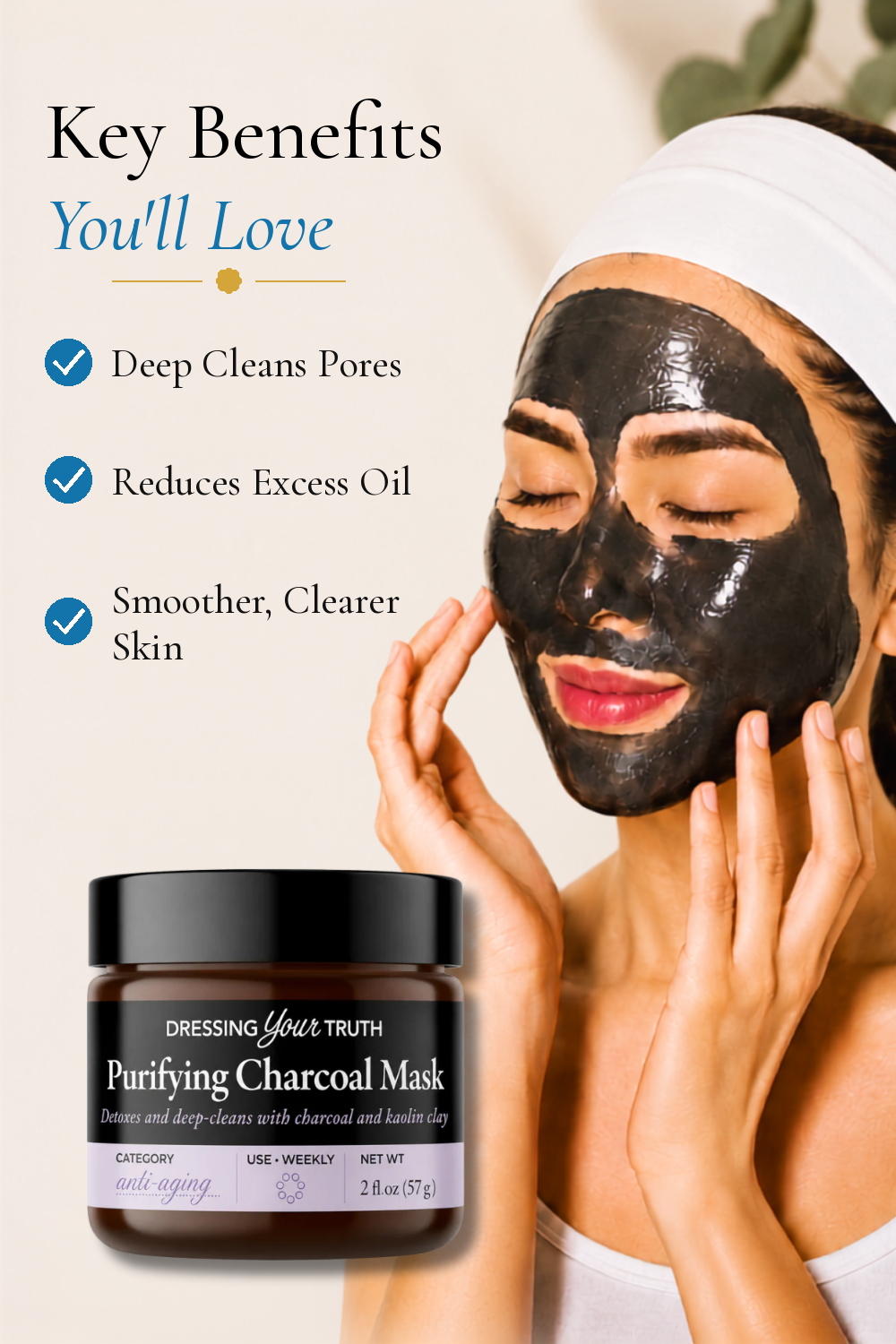 Purifying Charcoal Mask Key Benefits