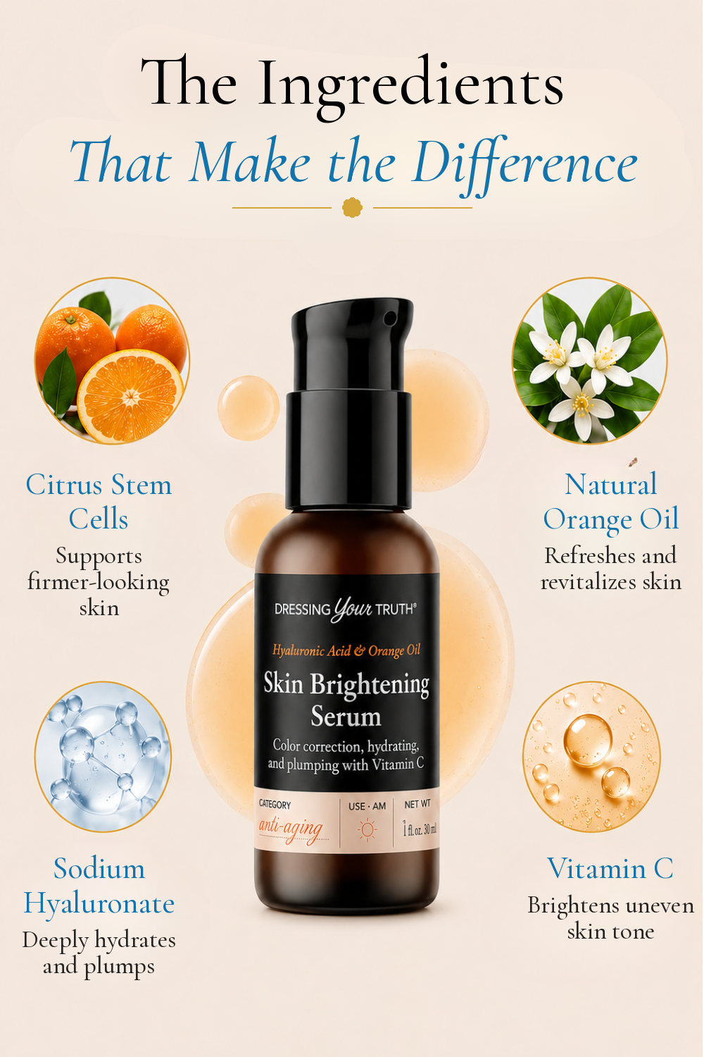 Skin Brightening Serum Ingredients