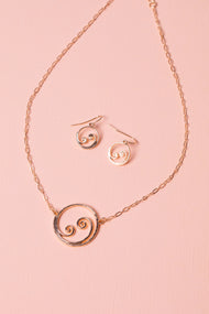 Type 1 Ride the Wave Necklace/Earring Set