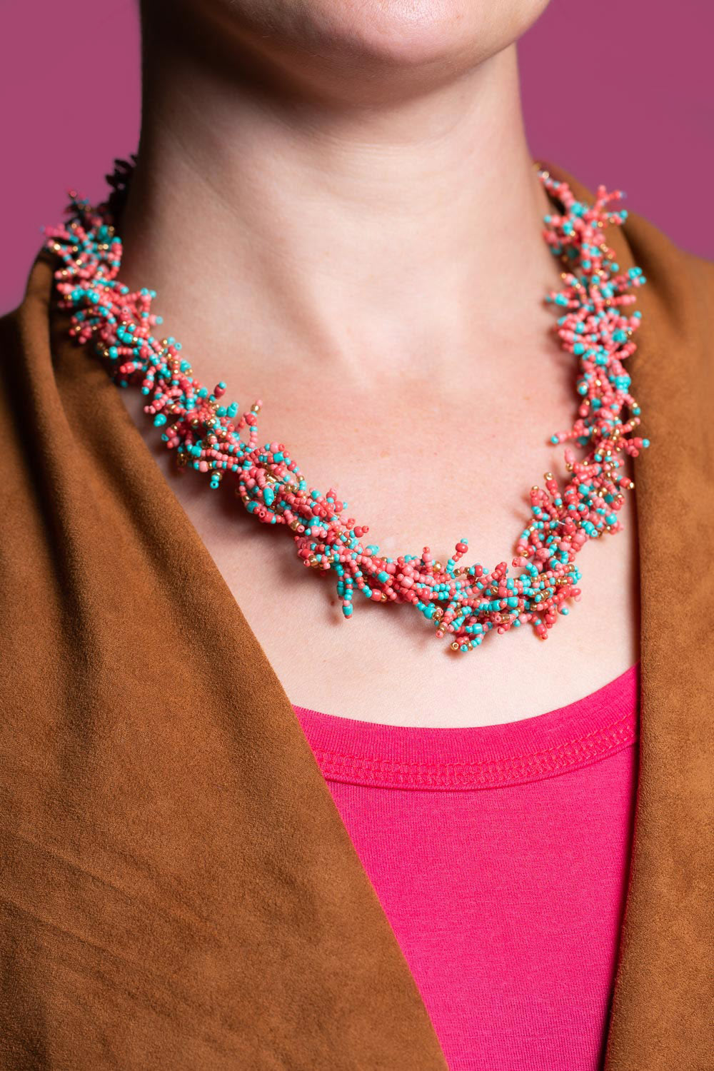 Type 3 Coral Sea Necklace/Earring Set