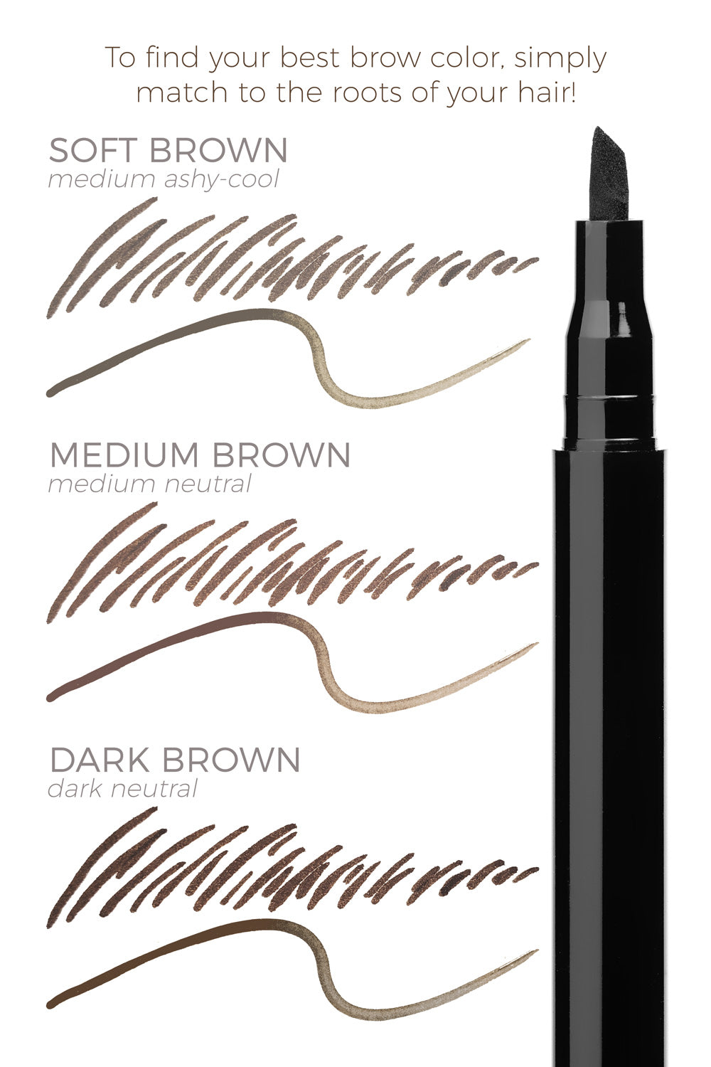 Dark Brown 60 - Felt Tip Brow Definer Pen