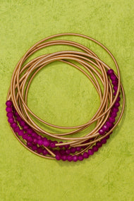 Type 3 Raspberry Wire Bracelet