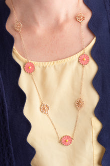 Type 1 Darling Daisies Necklace/Earring Set