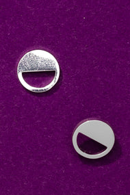 Type 4 First Quarter Moon Earrings