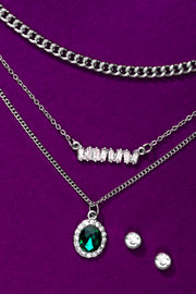 Type 4 Lady Emerald Necklace/Earring Set